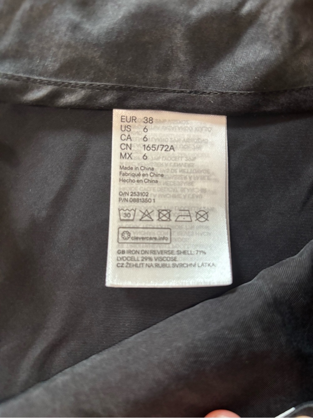 H&M NWT polka dot draped skirt size 6 - Picture 4 of 8